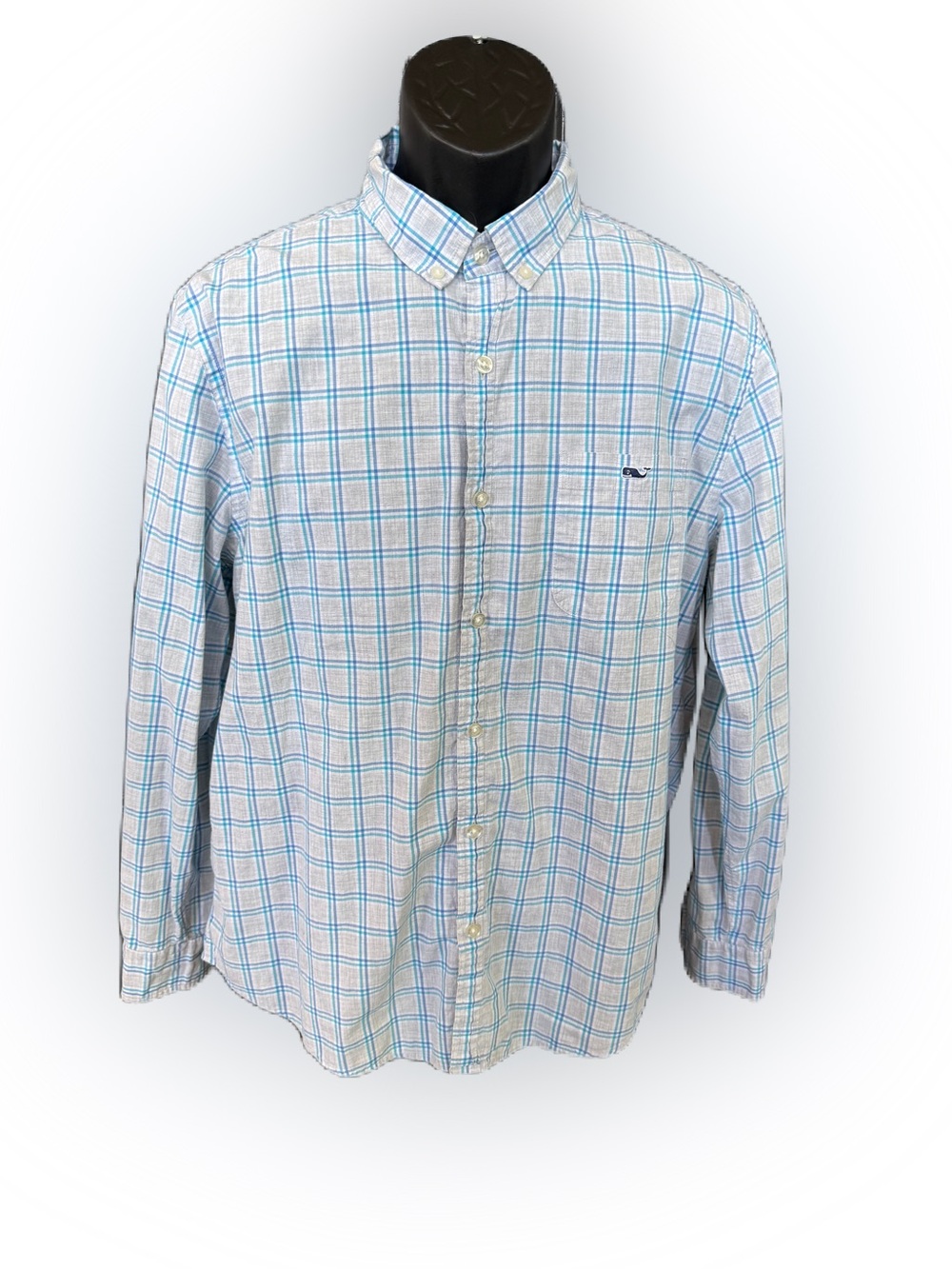 Vineyard Vines Men’s Slim Fit Tucker Shirt Button Down Plaid. Size Large